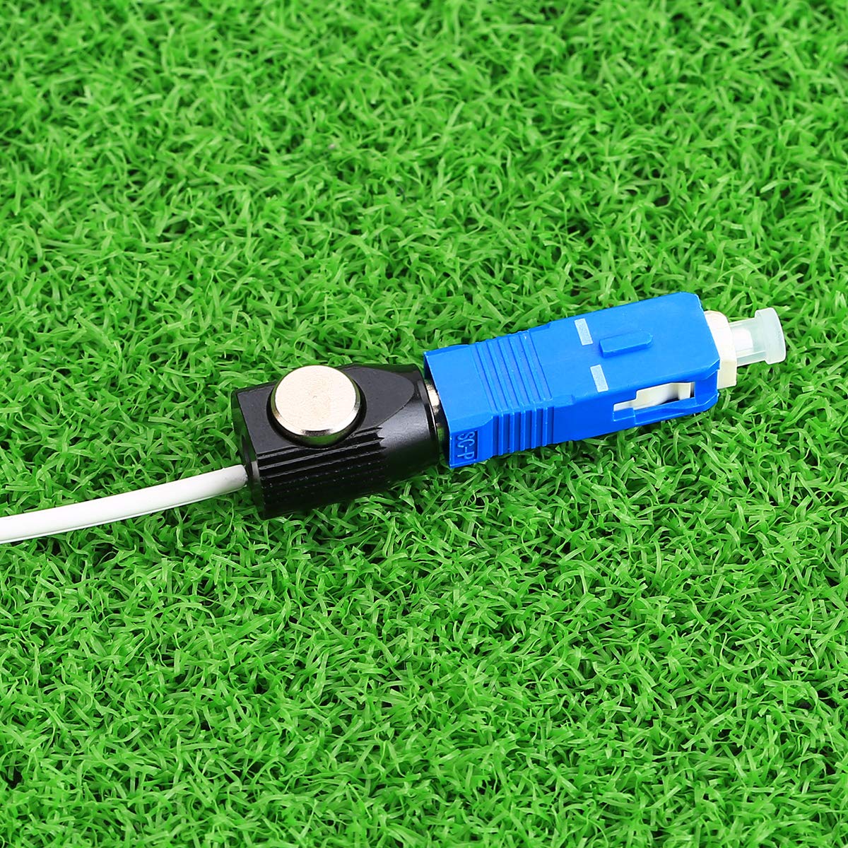 SC ST LC Bare Fiber Round Type Adapter UPC APC Bare Fiber Adapter for Fiber Optic Connection FTTH