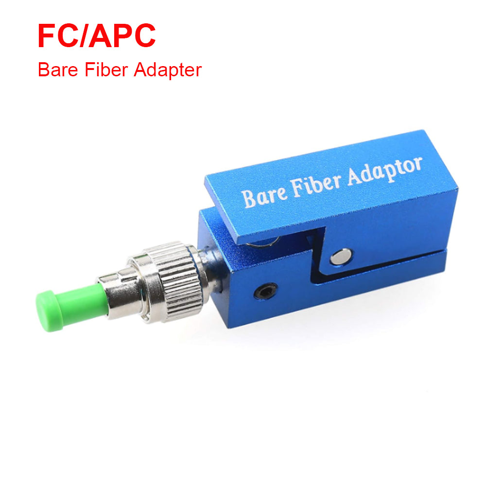 Fiber Optic Adapter FC/SC/LC APC Square Type Bare Fiber Adapter Coupler for Fiber Emergency Repair and Connection 1 PCS