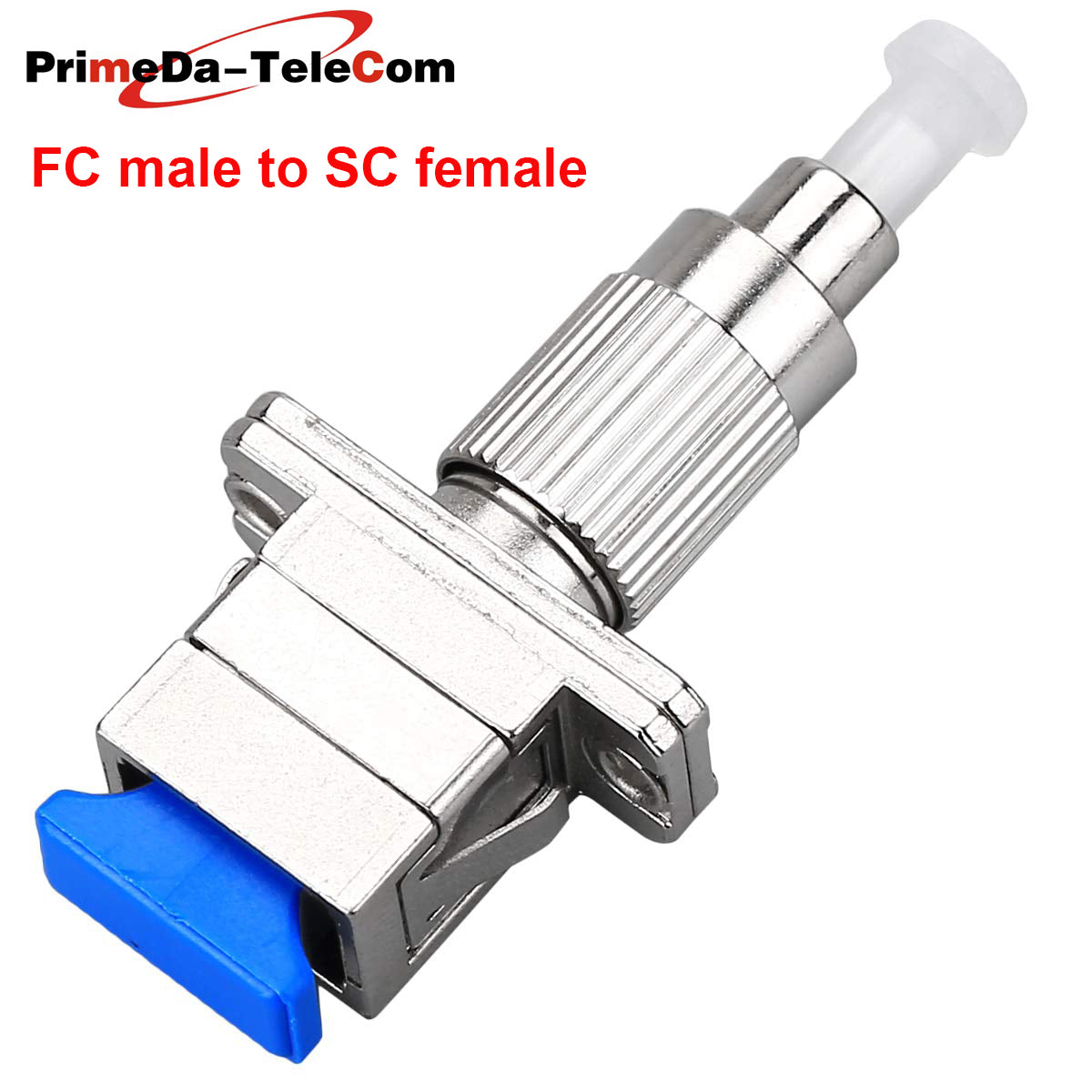 FC Male to ST SC LC Female FTTH Optical Equipment Tool Hybrid Flange Singlemode 9/125 SM Optical Fiber Adapter Connector for Digital Communication, 1PCS