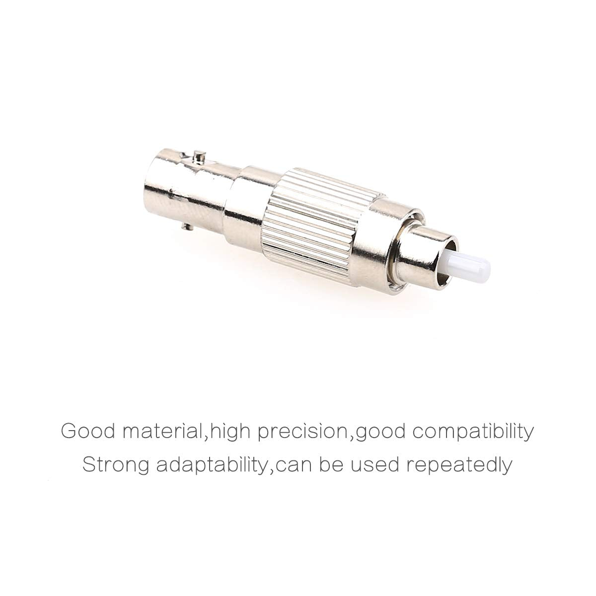 FC Male to ST SC LC Female FTTH Optical Equipment Tool Hybrid Flange Singlemode 9/125 SM Optical Fiber Adapter Connector for Digital Communication, 1PCS