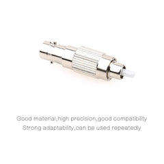 FC Male to ST SC LC Female FTTH Optical Equipment Tool Hybrid Flange Singlemode 9/125 SM Optical Fiber Adapter Connector for Digital Communication, 1PCS