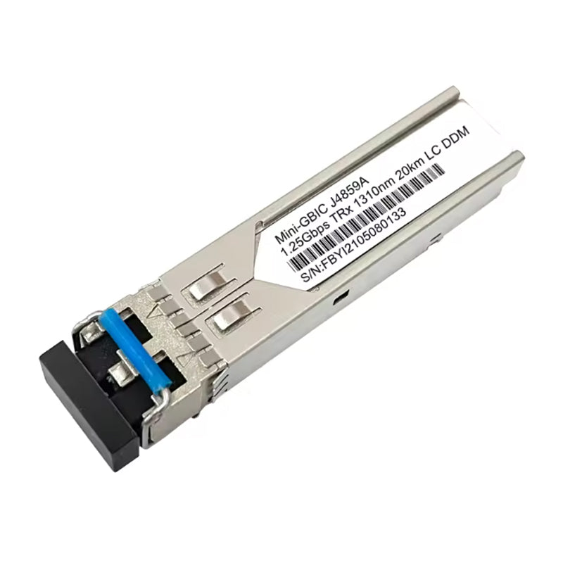 Gigabit SFP Module 1000BASE-LX 1310nm 20km Duplex LC SMF J4859C/J4859A/J4859B Optical Transceiver Compatible HPE/Aruba J4859D