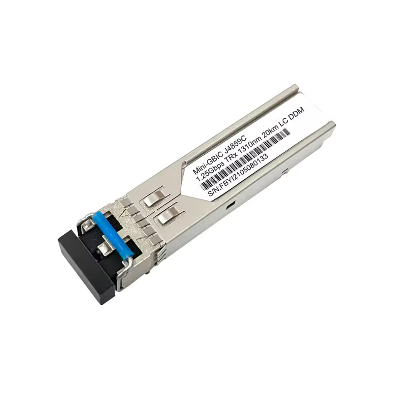 Gigabit SFP Module 1000BASE-LX 1310nm 20km Duplex LC SMF J4859C/J4859A/J4859B Optical Transceiver Compatible HPE/Aruba J4859D