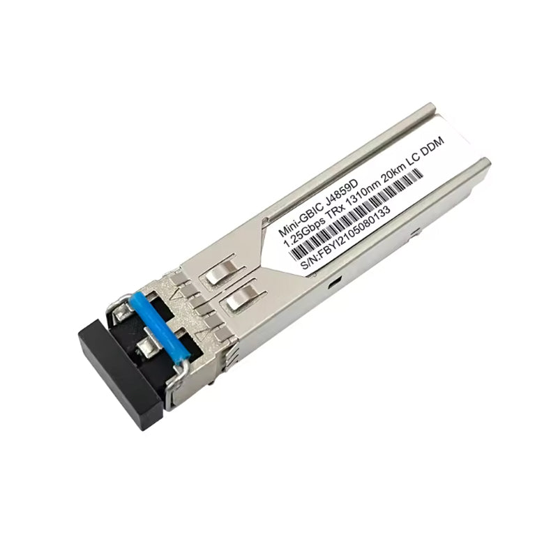 Gigabit SFP Module 1000BASE-LX 1310nm 20km Duplex LC SMF J4859C/J4859A/J4859B Optical Transceiver Compatible HPE/Aruba J4859D