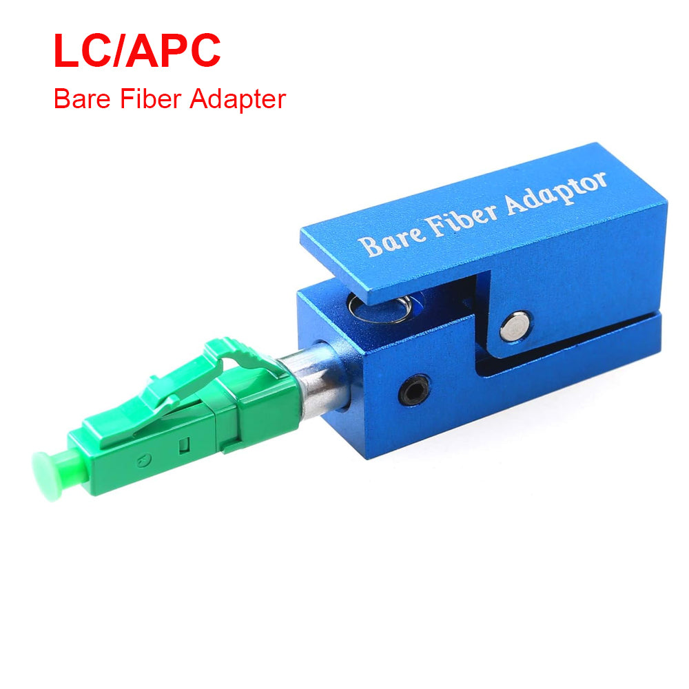 Fiber Optic Adapter FC/SC/LC APC Square Type Bare Fiber Adapter Coupler for Fiber Emergency Repair and Connection 1 PCS