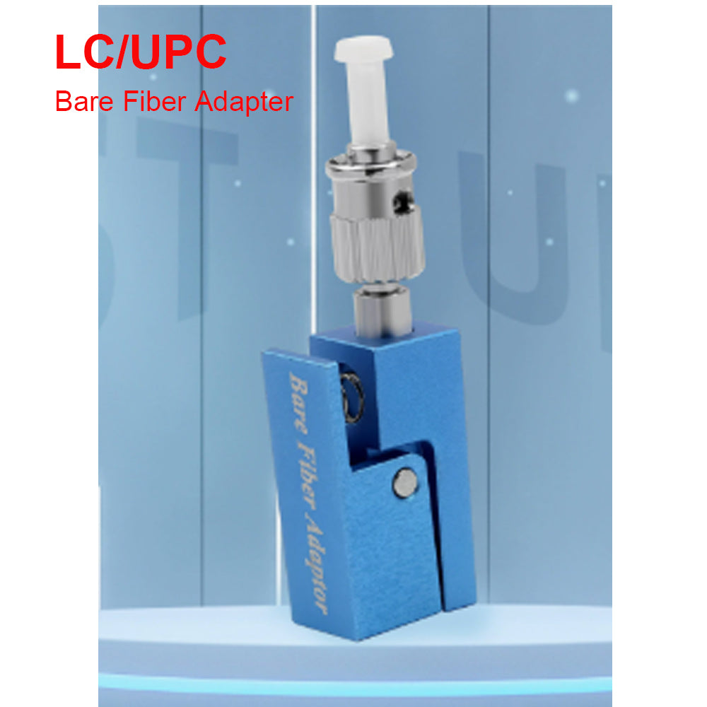 Fiber Optic Adapter FC/SC/LC APC Square Type Bare Fiber Adapter Coupler for Fiber Emergency Repair and Connection 1 PCS
