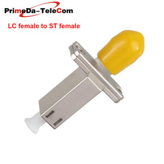 LC Female to FC SC ST Female Hybrid Fibre Optic Connector Adapter SM 9/125μm Simplex Fibre Optic Converter Coupler, for Optical Power Meter Red Light Pen FTTH Patch Cord Pigtail,1PCS