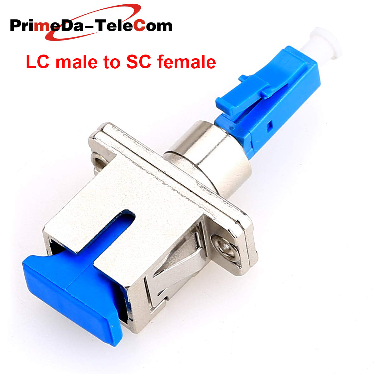 Visual Fault Locator Fiber Adapter, Fiber Optic Connector, Single Mode 9/125um LC Male to ST/FC/SC Female Hybrid Optical Fiber Convertor Adapter Compatible with Optical Power Meter Visual Fault Locator,1PCS