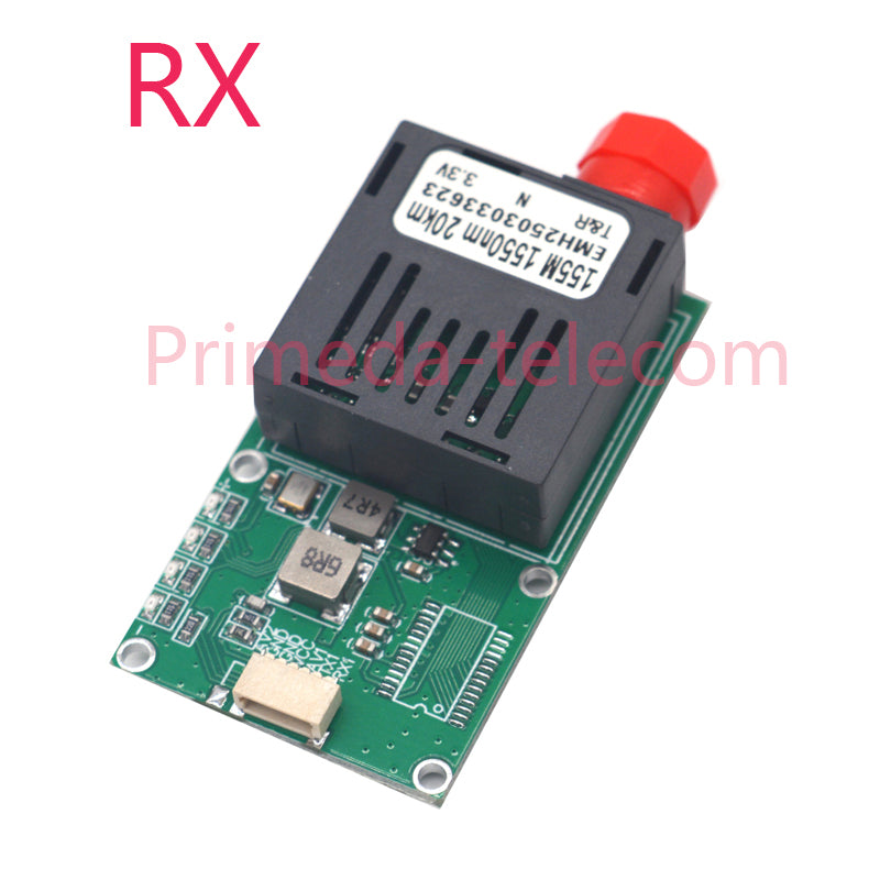 1 CVBS Analog Video with 1 TTL UART SBUS over Fiber Optic Converter TX 1310nm/RX 1550nm , FC Singlemode Single Fiber up 20Km, TTL 420Kb/s