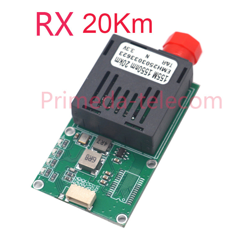 960P HD Video With 1 TTL UART SBUS Over Fiber Optical Module Transceiver Sky end TX 1310nm/ Ground end RX 1550nm , FC Singlemode Fiber Up 20Km High Speed
