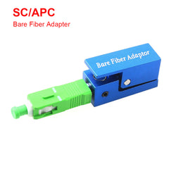 Fiber Optic Adapter FC/SC/LC APC Square Type Bare Fiber Adapter Coupler for Fiber Emergency Repair and Connection 1 PCS