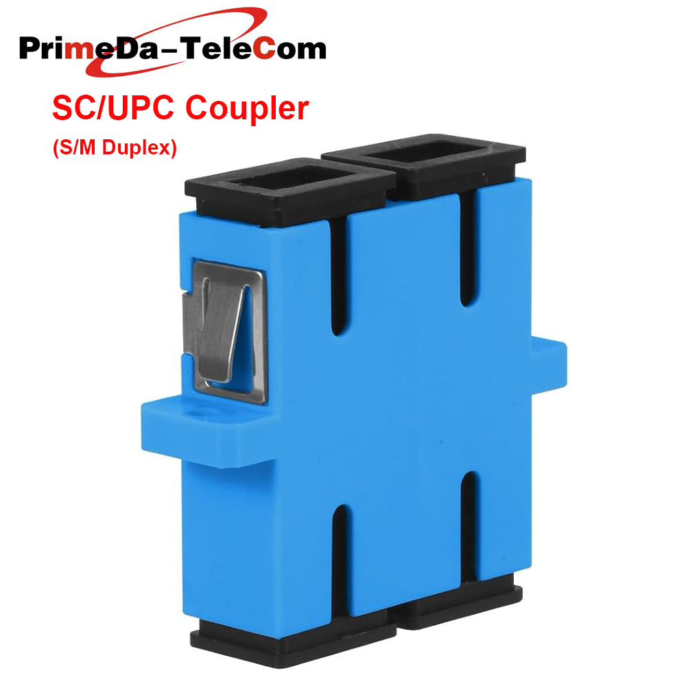 SC Fiber Optic Adapter Female to Female APC Simplex Single Mode Fiber Optical Coupler Network Internet Connector Adapter with Mount Panel ,20PCS