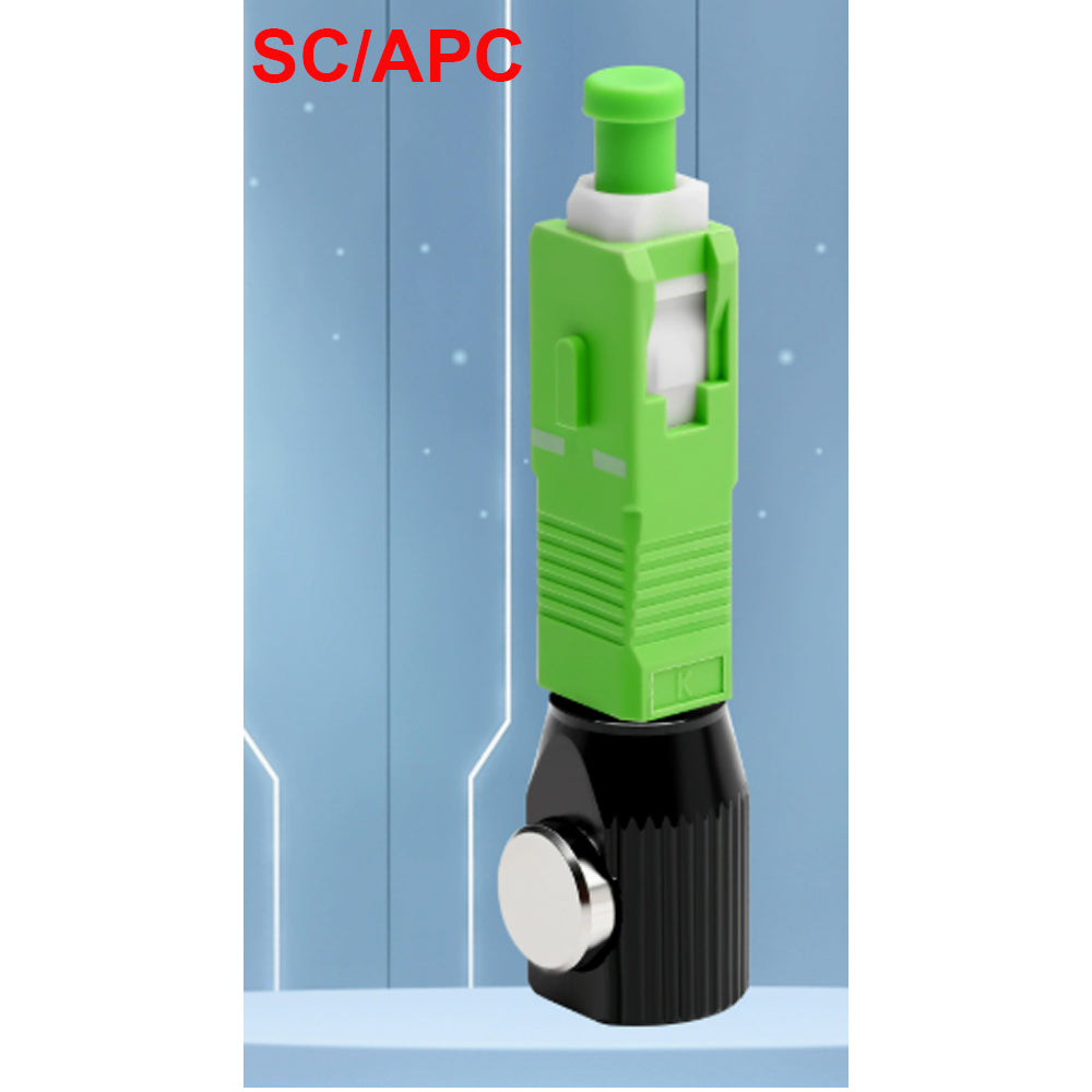 SC ST LC Bare Fiber Round Type Adapter UPC APC Bare Fiber Adapter for Fiber Optic Connection FTTH
