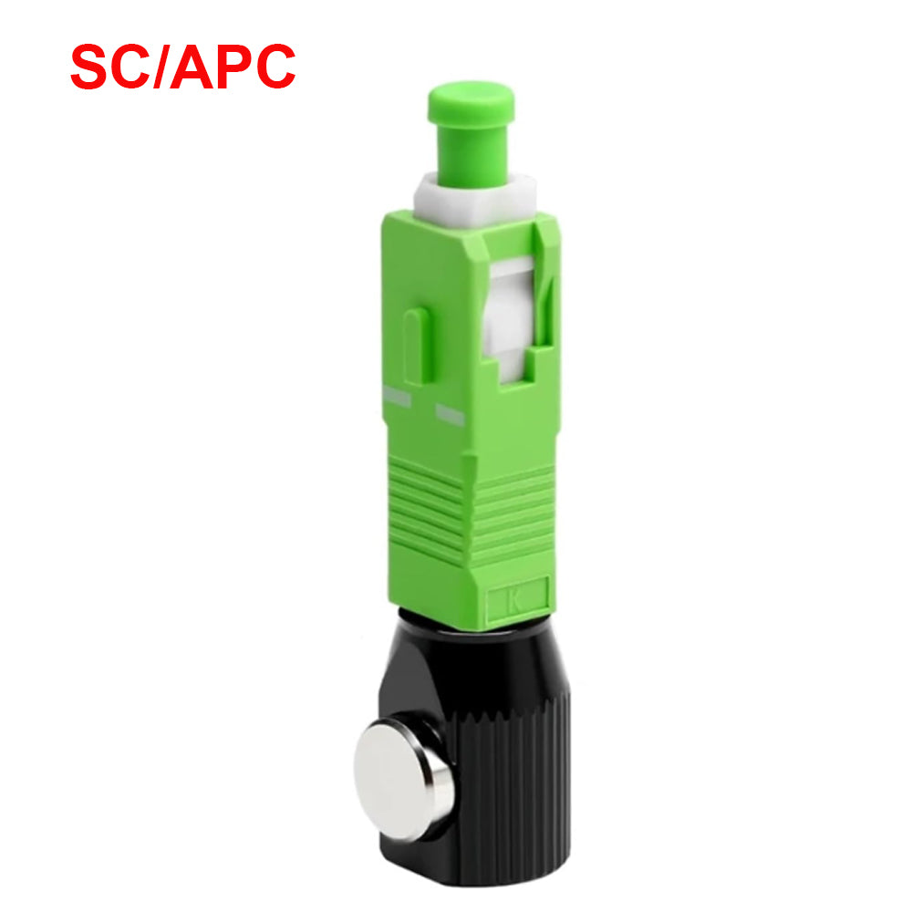 SC ST LC Bare Fiber Round Type Adapter UPC APC Bare Fiber Adapter for Fiber Optic Connection FTTH