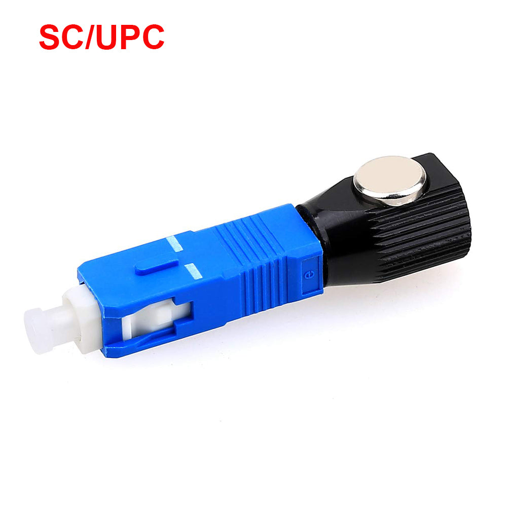 SC ST LC Bare Fiber Round Type Adapter UPC APC Bare Fiber Adapter for Fiber Optic Connection FTTH