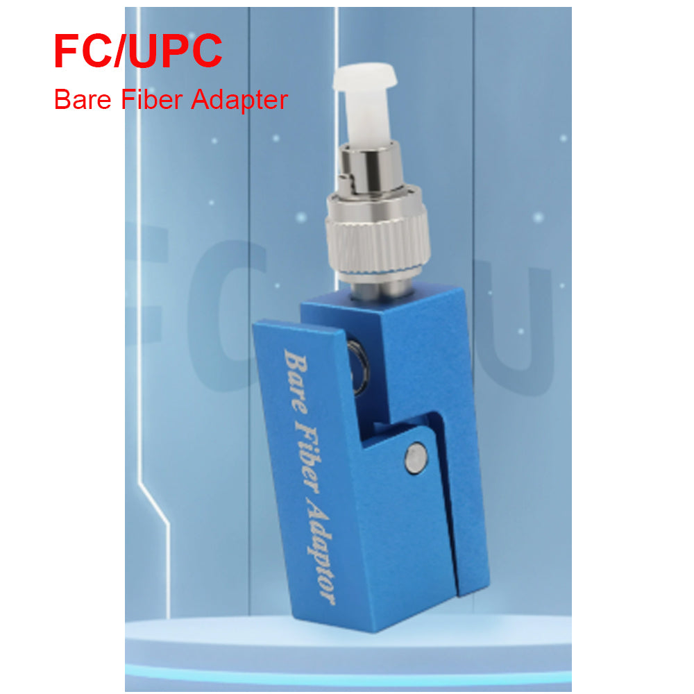 Fiber Optic Adapter FC/SC/LC APC Square Type Bare Fiber Adapter Coupler for Fiber Emergency Repair and Connection 1 PCS