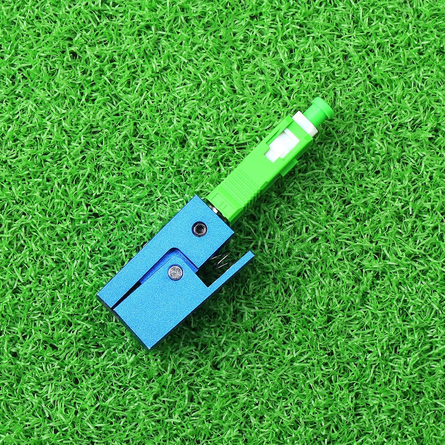 Fiber Optic Adapter FC/SC/LC APC Square Type Bare Fiber Adapter Coupler for Fiber Emergency Repair and Connection 1 PCS