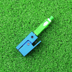 Fiber Optic Adapter FC/SC/LC APC Square Type Bare Fiber Adapter Coupler for Fiber Emergency Repair and Connection 1 PCS