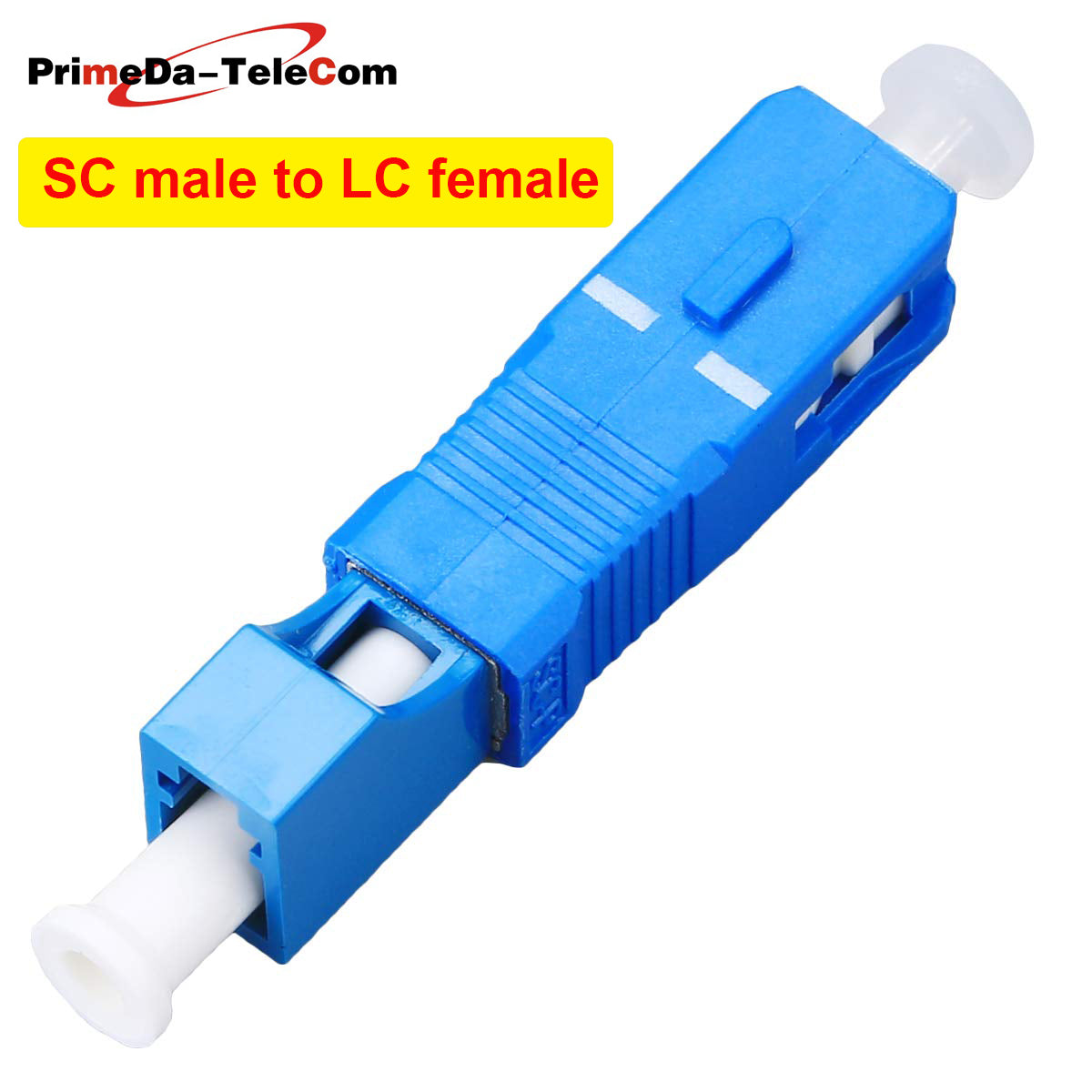 FC SC ST Male to LC Female FTTH Optical Equipment Tool Hybrid Flange Singlemode 9/125 SM Optical Fiber Adapter Connector for Digital Communication,1 PCS