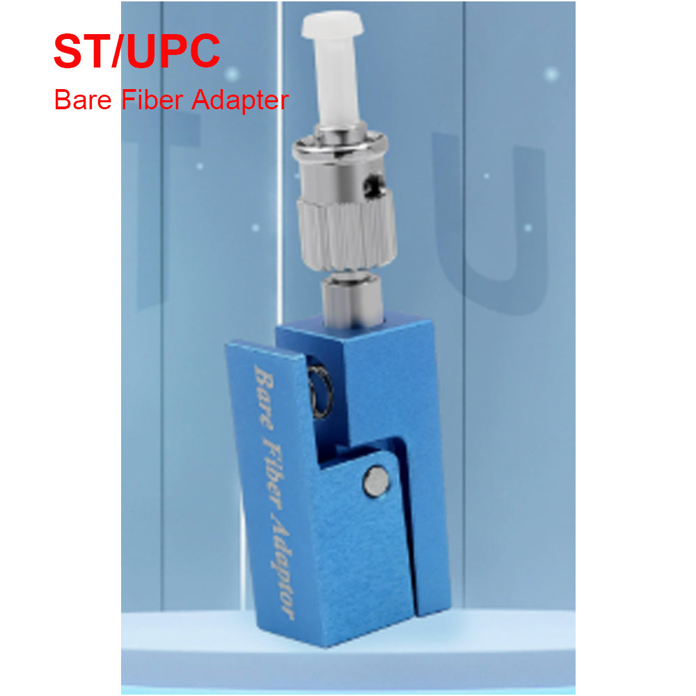 Fiber Optic Adapter FC/SC/LC APC Square Type Bare Fiber Adapter Coupler for Fiber Emergency Repair and Connection 1 PCS