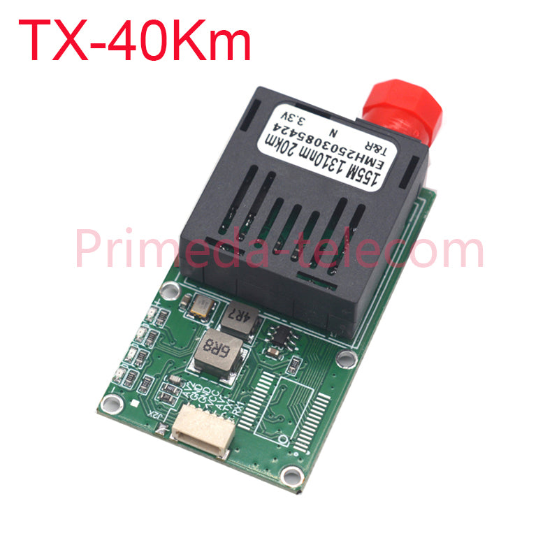 1 CVBS Analog Video with 1 TTL UART SBUS over Fiber Optic Converter TX 1310nm/RX 1550nm , FC Singlemode Single Fiber up 20Km, TTL 420Kb/s