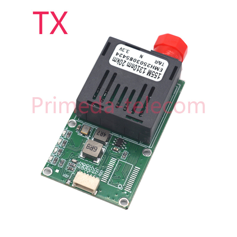 1 CVBS Analog Video with 1 TTL UART SBUS over Fiber Optic Converter TX 1310nm/RX 1550nm , FC Singlemode Single Fiber up 20Km, TTL 420Kb/s