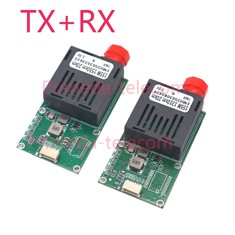 1 CVBS Analog Video with 1 TTL UART SBUS over Fiber Optic Converter TX 1310nm/RX 1550nm , FC Singlemode Single Fiber up 20Km, TTL 420Kb/s